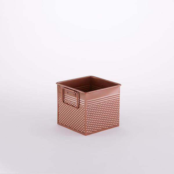 Copper Rectangular Hammered Tubs
