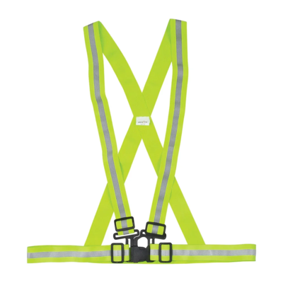 Traffic Harness - High Visibility Lime Yellow - Adjustable