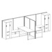 WEBBTYP44 - 67"H Two-Person Desk Unit With Storage