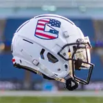 Patriotic Stars & Stripes American Flag Football Helmet Decals