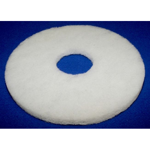 Floor Pads, 20", White (5 Pack)
