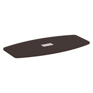 PL235T 36x71 BOAT SHAPE TOP- Espresso