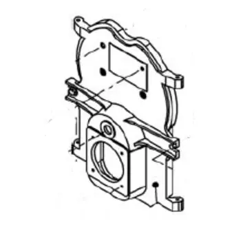Burner Mounting Plate / Swing Door (insulated)
