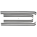 Window Felt Beltline Weatherstrips
