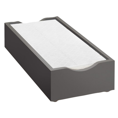 Cal-Mil 1234-96 9-1/2"W x 4-3/4"D x 2"H Midnight Bamboo Napkin Display