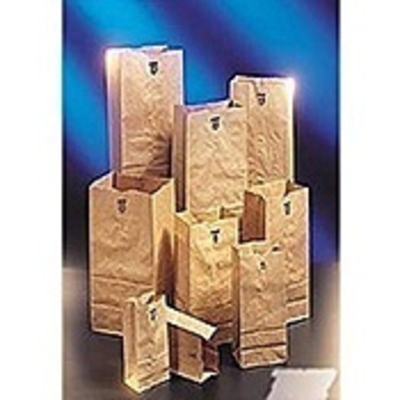 Kraft #12 Size, 7-1/16" x 4-1/4" x 13-3/4" Brown Paper Bag