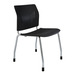 3084 BLACK STACK GUEST CHR 4 LEGS