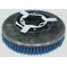 Brush, 12" .035 Grit W/Plate