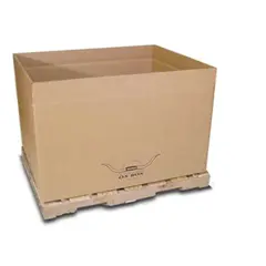 34 X 27 X 10 1100HD TRIPLE WALL, STITCHED, PLAIN OX BOX WITH FLANGE, 25/PLT