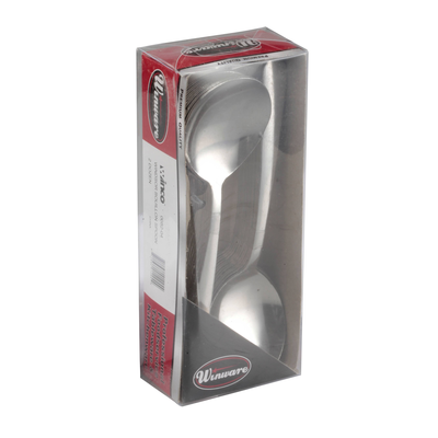 Winco 0082-04 6" Bouillon Spoon