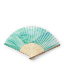 Folding Fan Green Mist
