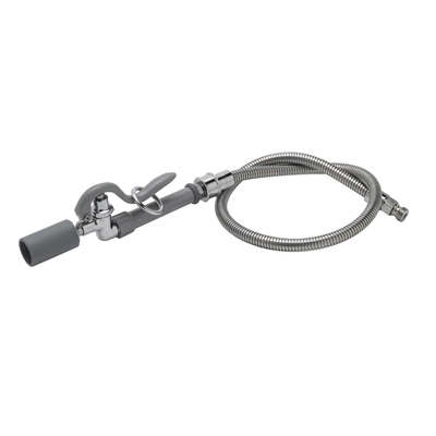 T&S Brass B-0100-C-SWV Spray Valve w/ Low-Flow Tip 44" Flexible Stainless Steel Hose