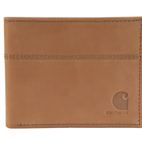 CARHARTT B650 - Saddle Leather Bifold Wallet - Brown
