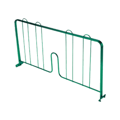 Economy Wire Shelving Green Epoxy 18" Shelf Divider