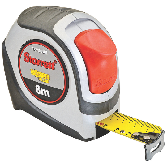 STARRETT KTXP106-8M-N Exact Plus 1.06'' x 8m Metric Pocket Tape