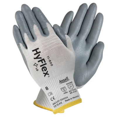 Coated Gloves - Foam Nitrile - Nylon Liner - 15 Gauge