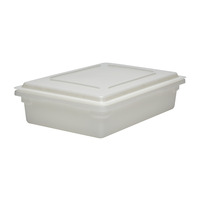Cambro 18266P148 Poly 18"L x 26"W x 6"H Natural White Food Storage Boxes