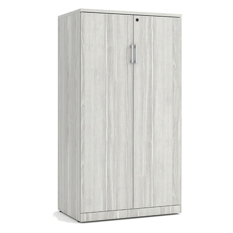 PL151 TWO DOOR 65"H STORAGE CABINET- Silver Birch