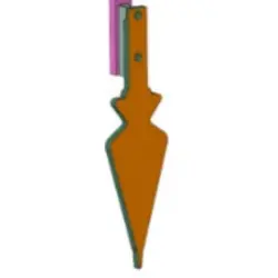 ACRYLIC ARROW ROD  RED