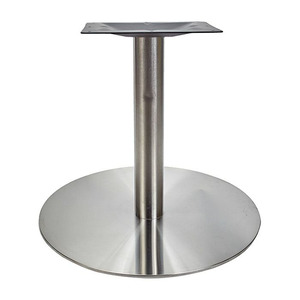 PLTRB2319BRU Brushed Metal Round Base w/ 19" Post
