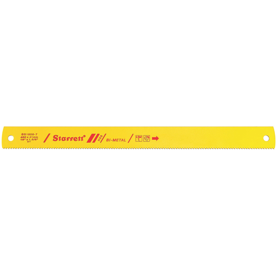 STARRETT BS1806-7 18 x 1-5/8 x .075 x 6T, Bi-Metal