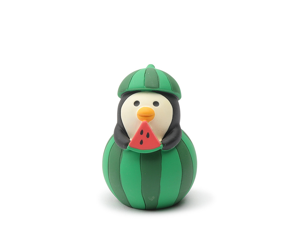 Figurine Penguin & Watermelon