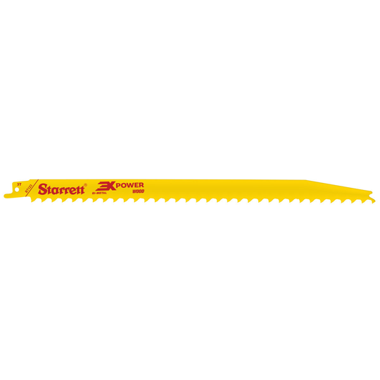STARRETT BT123-5 Wood Cut 12'' x 3/4 x .050 x 3T, 3X POWER, 5 Pack