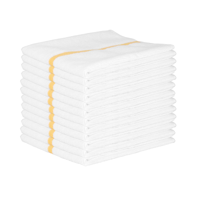 Wiper M915180FGD Microfiber Ribbed Bar Mops with Gold Center Stripe