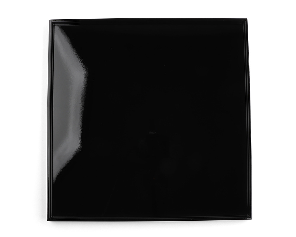 Tray Square Black 14.25"