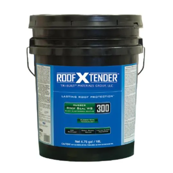 Roof X Tender® 300 Rubber Roof Seal™ Wb Black Elastomeric Coating