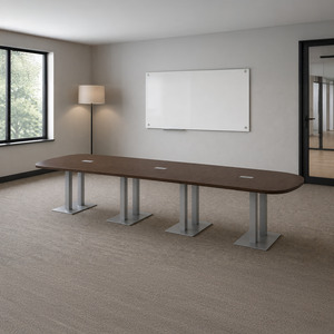 PALAR7168N - 14ft. Arena Conference Table with Brushed Palmer Base