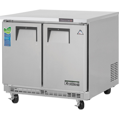 Everest ETBSF2 Undercounter Worktop Freezer 2 Doors, 115v, NSF - 10.0 cu. ft.