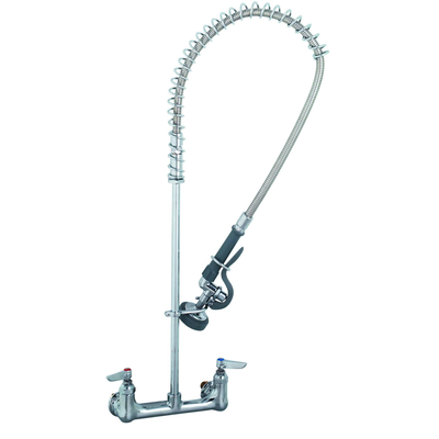T&S Brass B-2455 Pre-Rinse Unit Wall Mount Mixing Faucet