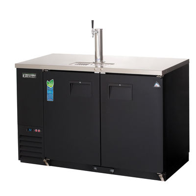 Everest EBD2-BB-24 Draft Beer Dispenser 1 Tower Single Tap, 115v, NSF - 17 cu. ft.