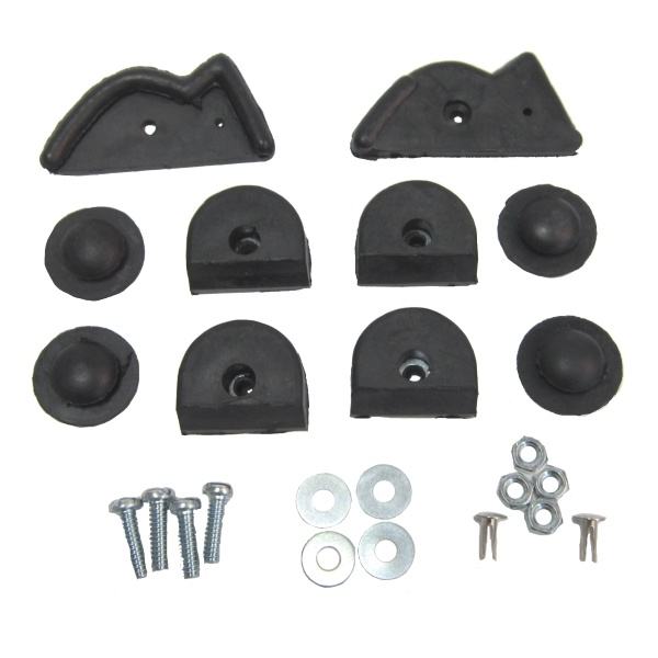 Steele Rubber Products 19331934 Ford Car Hood Corner Pad Set