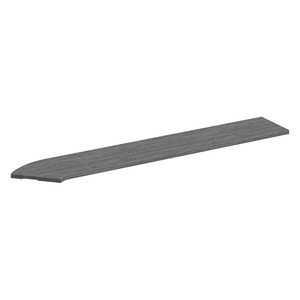 PBTC71R 71" CORNER TRAN TOP RIGHT- NEWPORT GRAY
