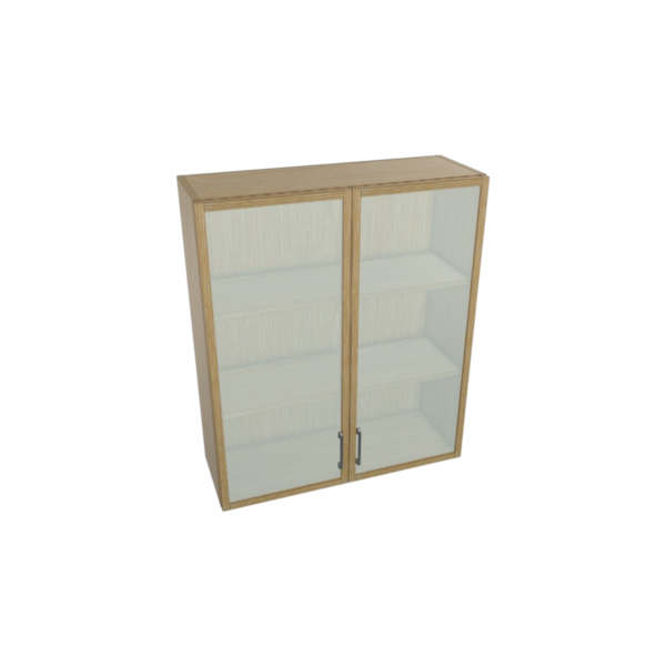 Empire Glass Door Wall Cabinet Kit - 36”x 42” X 13”