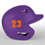 1 Color Custom Font Die Cut Number Decals