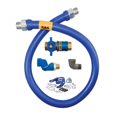 Dormont Manufacturing 16100KITCFS48 Dormont Blue Hose Moveable Gas Connector Kit 1" Dia.