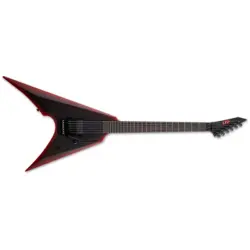 ARROW BLACK METAL BLACK RED BURST SATIN
