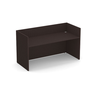 PL169NTT GALLERY DESK- NO TRANSACTION TOP- ESPRESSO