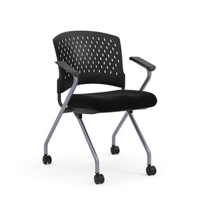 3294 AGENDA NESTING CHAIR- WITH BLACK SEAT