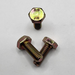 M8 - 1.25 X 25MM ISO 4017 FT HEX HEAD CAP SCREW 8.8 ZINC YELLOW