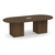 8' Classic Racetrack Conference Table with Cube Base - Modern Walnut