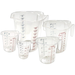 Winco PMCP-5SET Polycarbonate Measuring Cup