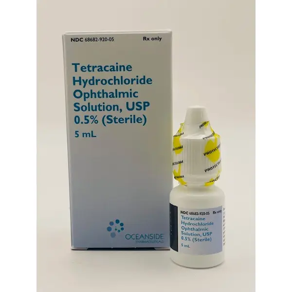 Tetracaine, Drops, 0.5%, 5 mL (1/ea) Drops NDC 68682092005