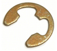ROTOR CLIP E-50 ST ZD -REF- 1/2" SHAFT 0.392" FREE TYPE E EXTERNAL RETAINING RING 1070 - 1090 STEEL MECHANICAL ZINC YELLOW