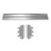 KTPPFBR48SIL - 48" Paper Flow Tool Bar with Clips