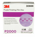 Hookit™ Purple Finishing Film Abrasive Disc 6" 2000 Grit, 50 discs per carton