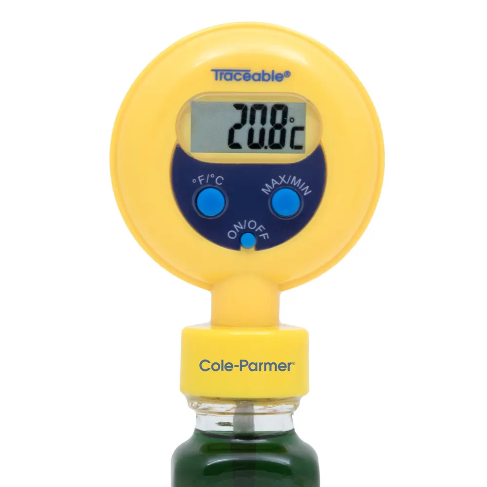 Traceable Digital-Bottle Refrigerator/Freezer Thermometer